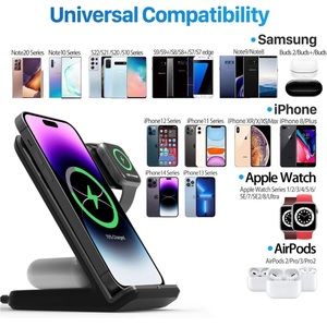 3 in 1 iPhone Charging Station